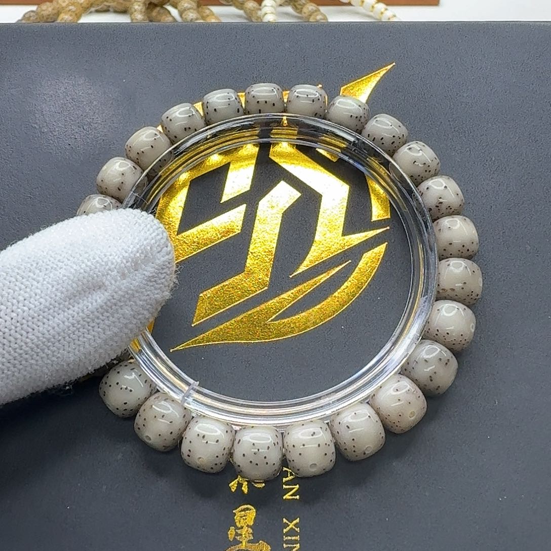 吊坠星月菩提25一物一图小冰糖通体针尖星9单圈