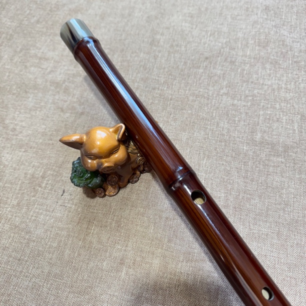 精品大漆斑竹笛直播间一物一拍