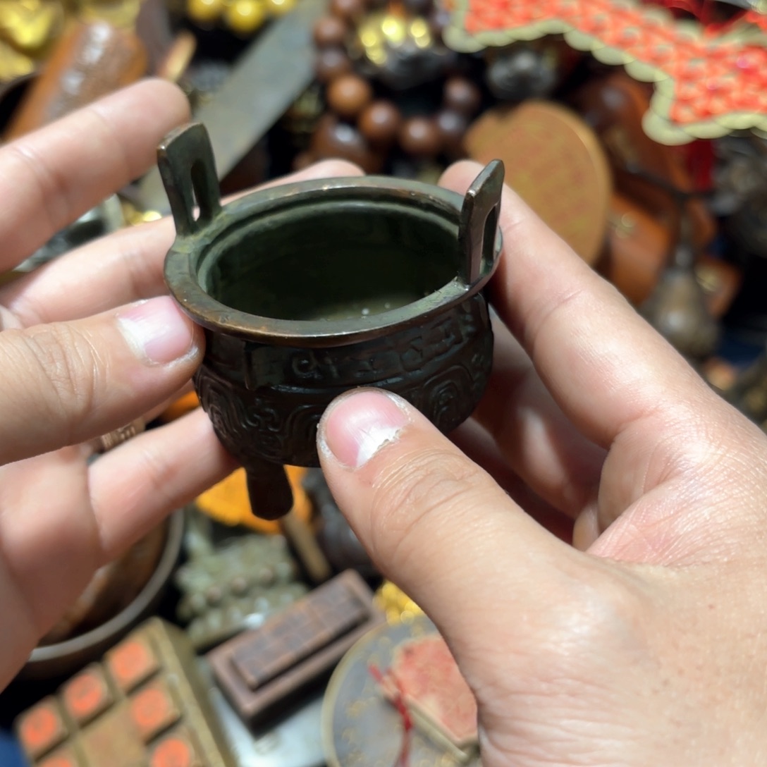 铜器摆件收收藏藏