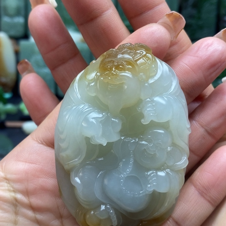 和田玉挂件未镶嵌用****4