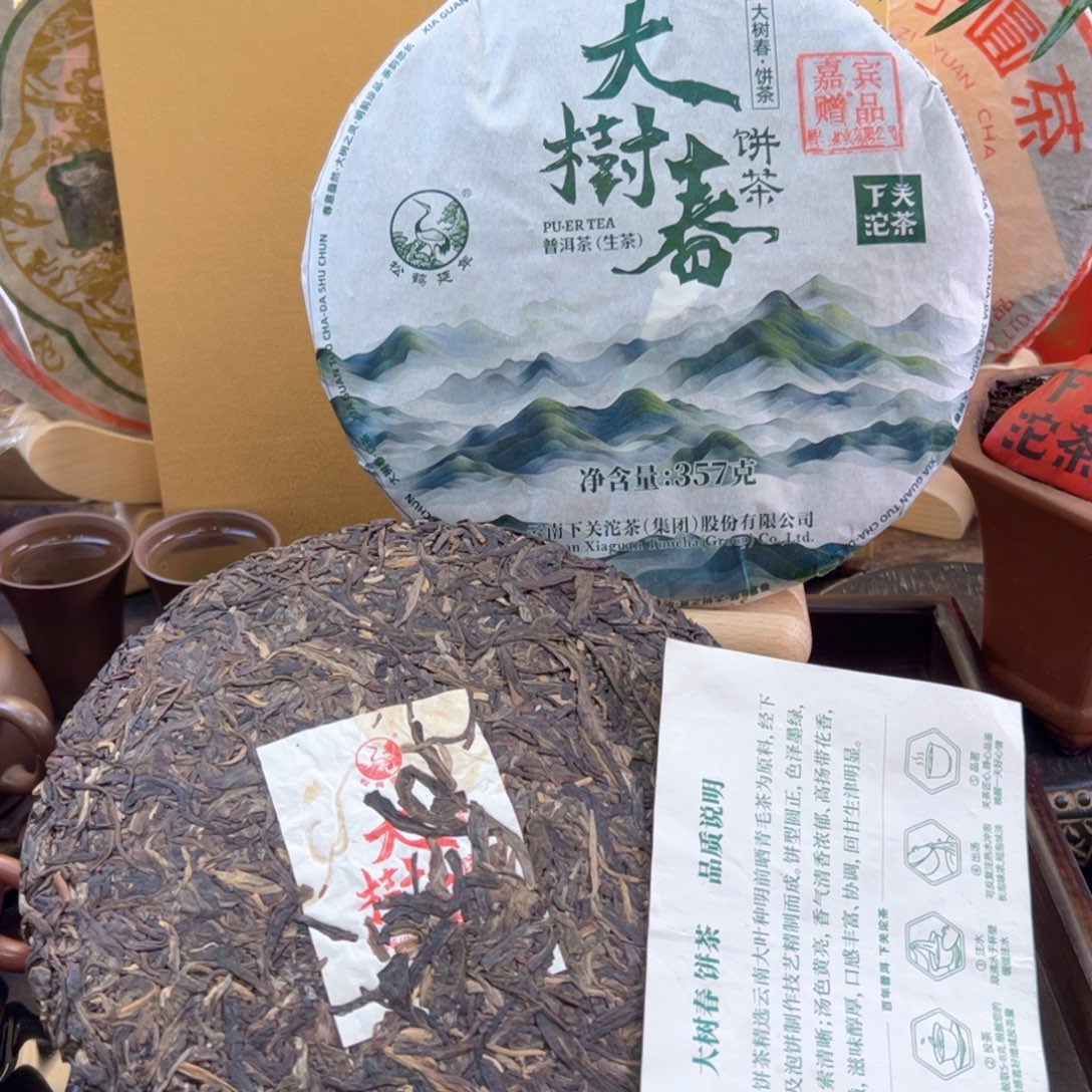 2024年下关大树春357克生茶