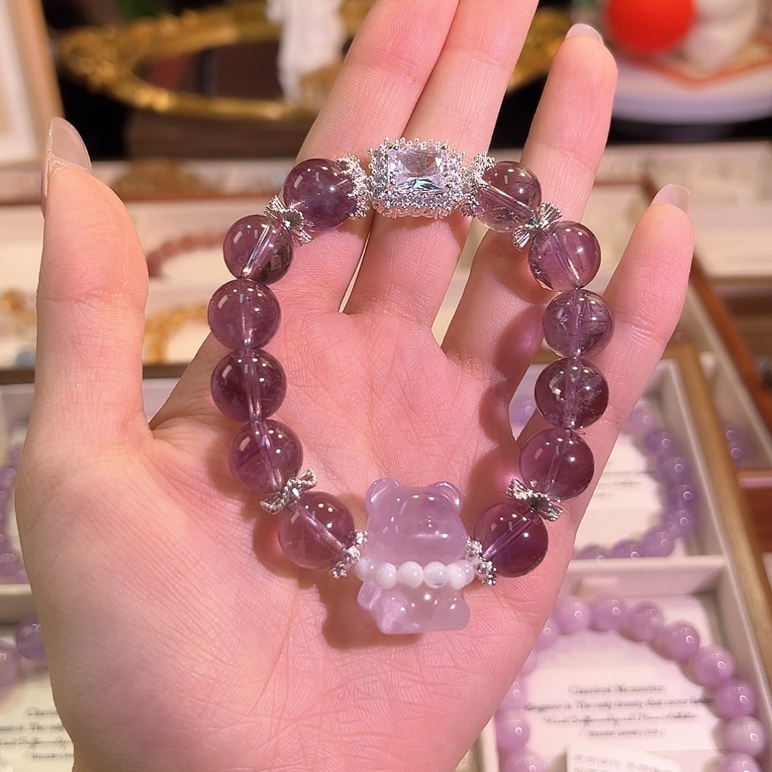 水晶手链未镶嵌紫水晶