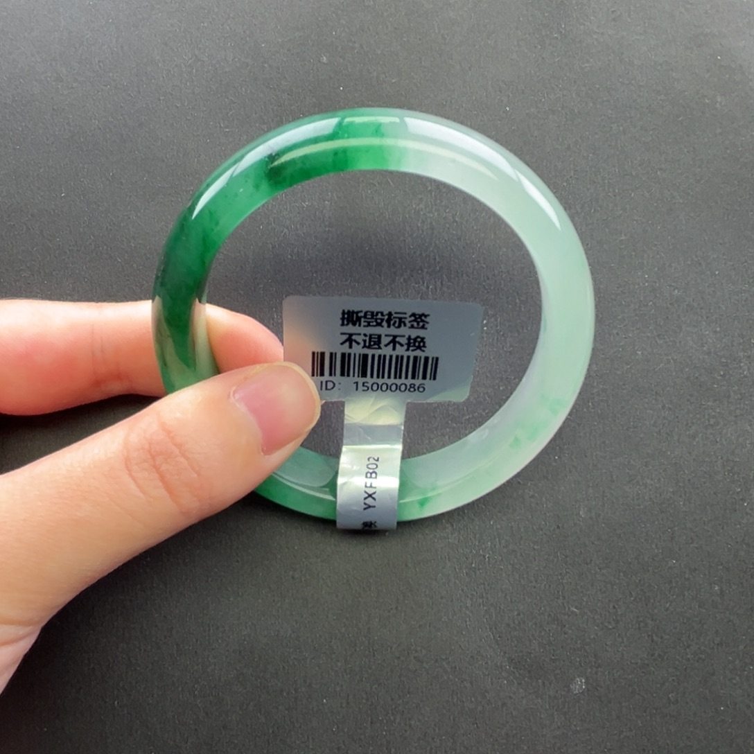 石英质玉未镶嵌手镯+瑶瑶54.3