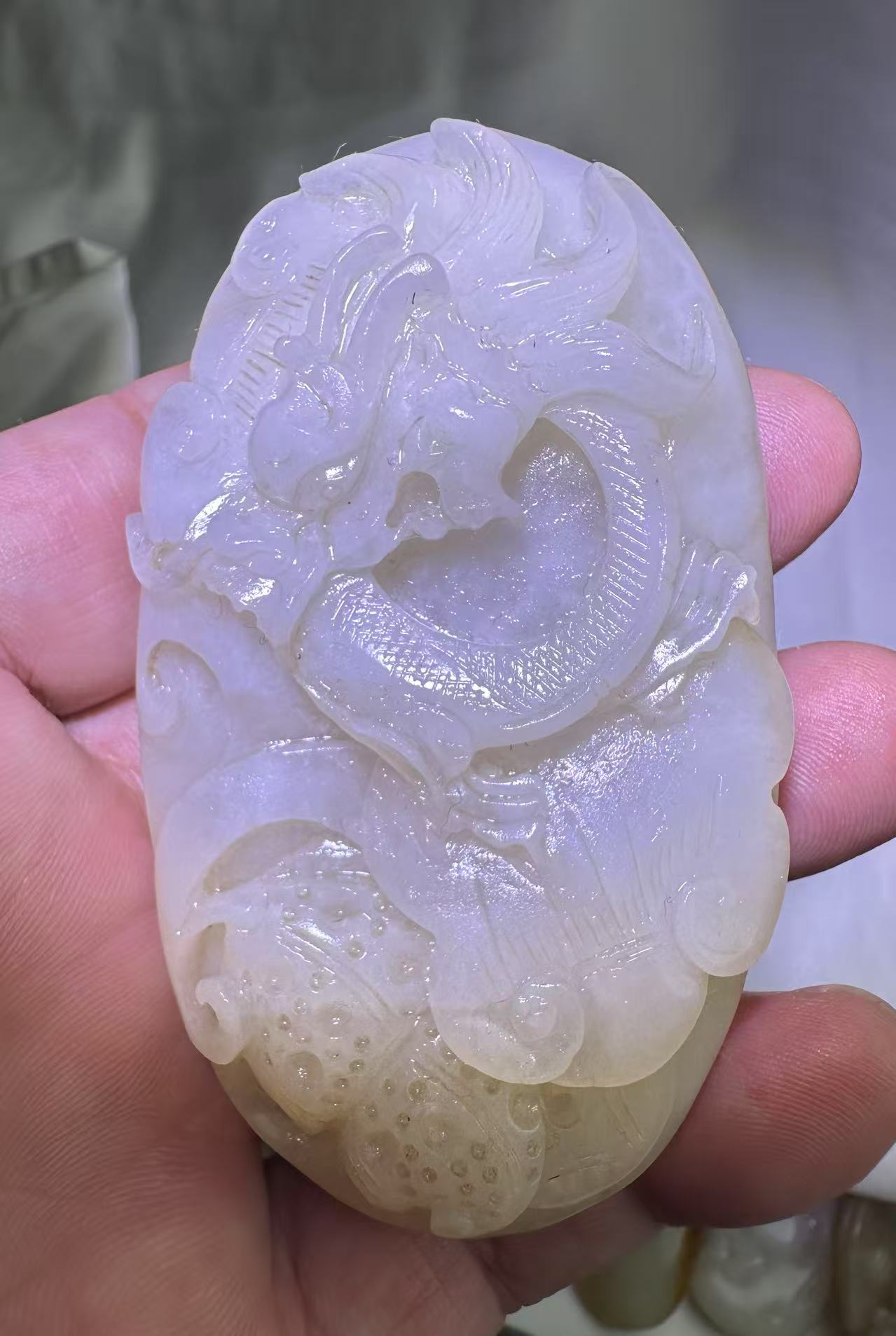 和田玉精品手把件