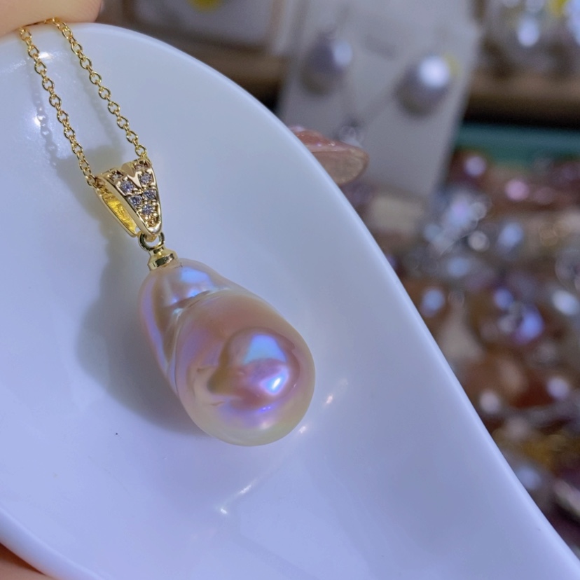 【闪购商品】淡水珍珠天然淡水珍珠合金