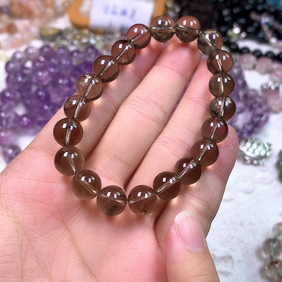 水晶手串未镶嵌天然水晶