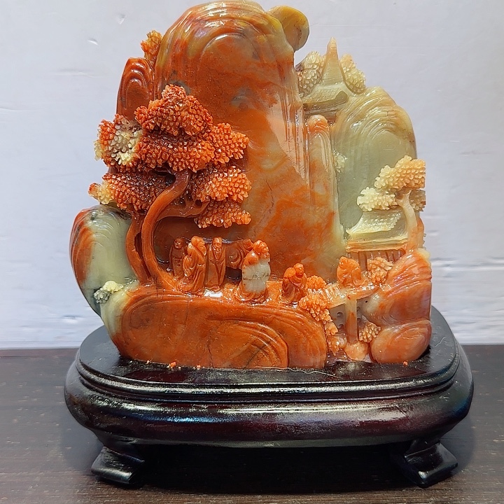 用***2寿山石寿山石摆件精品