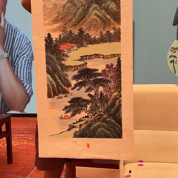 高***水国画姜国画老师出书原作