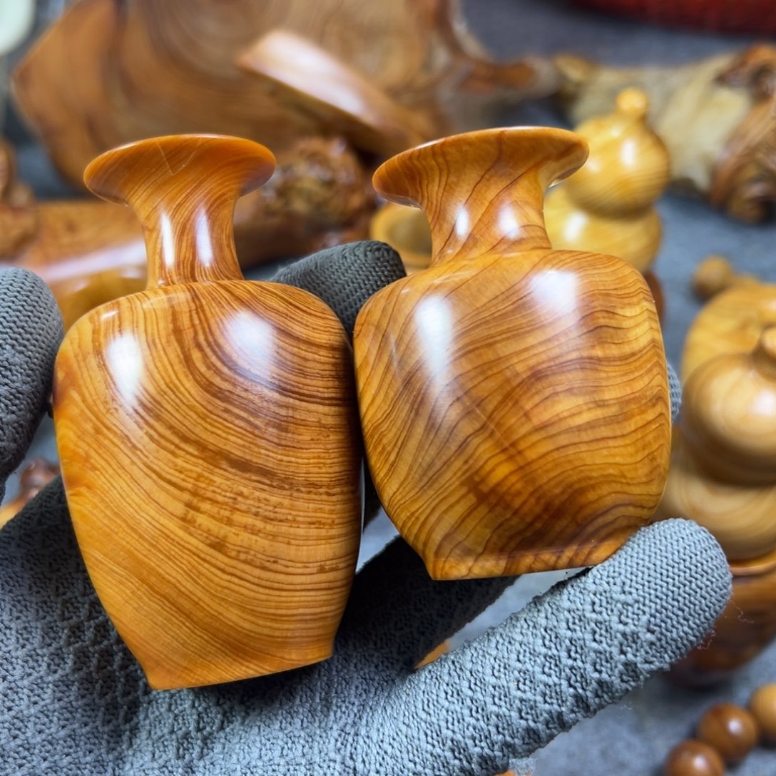 霁***缘柏木（崖柏）太行瓶子一起