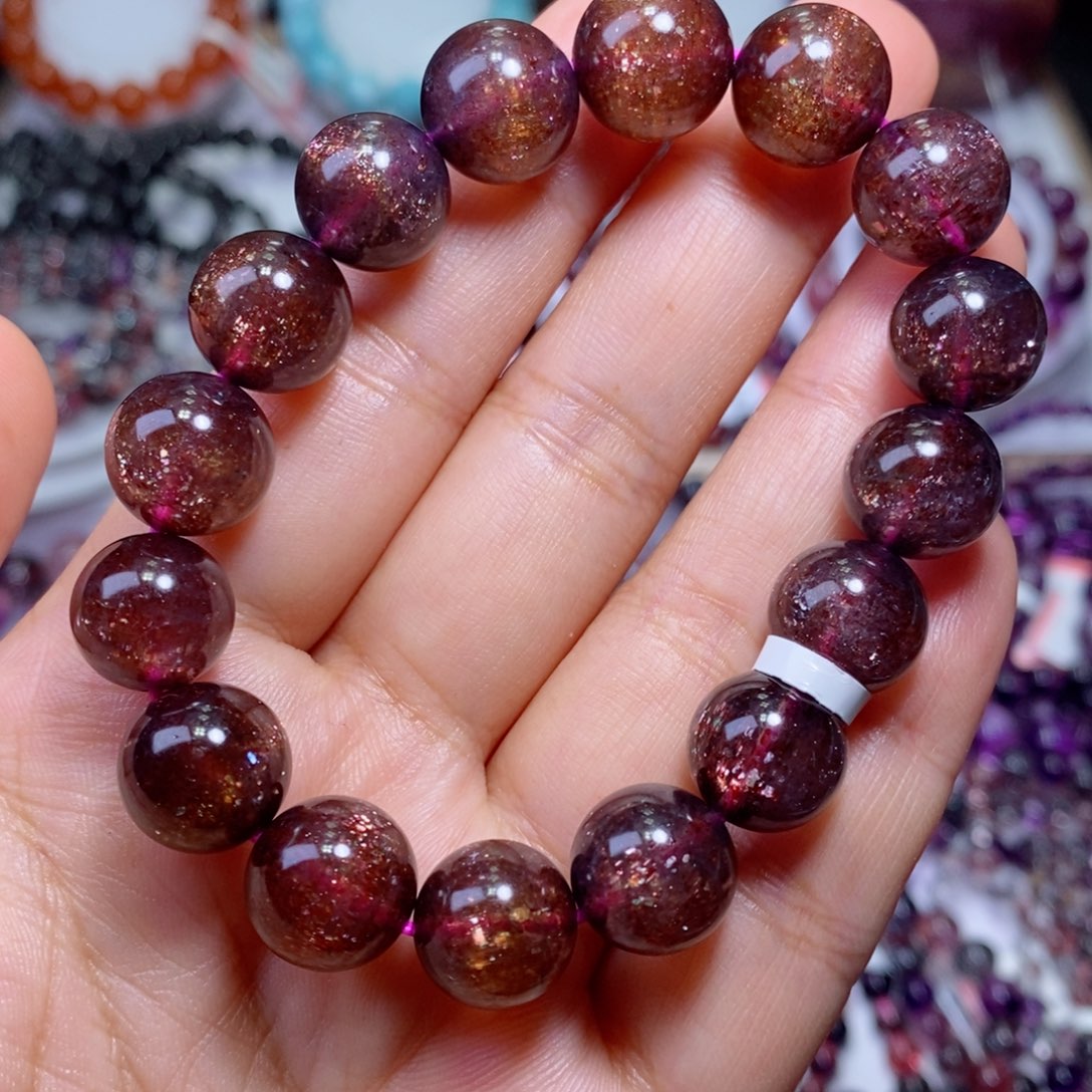 堇青石手链未镶嵌