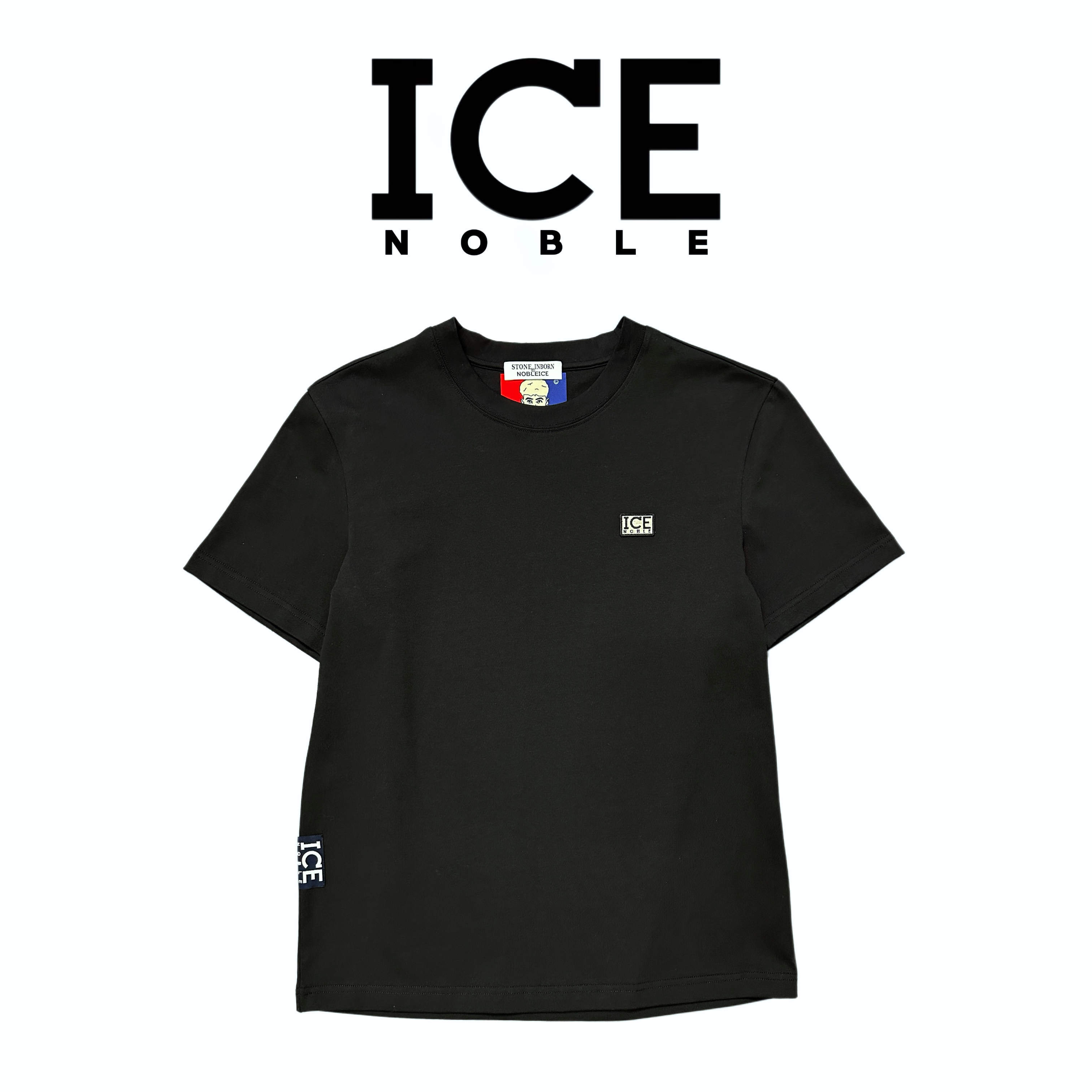 ICE NOBLE/意大利奢品 短袖圆领套头时尚百搭潮流休闲长袖
