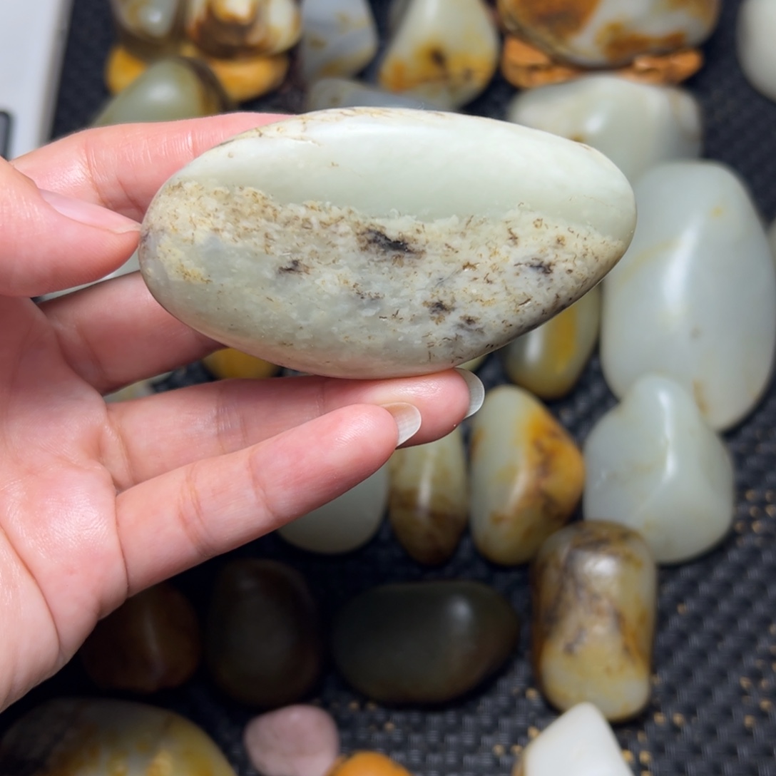 和田玉未镶嵌挂件14