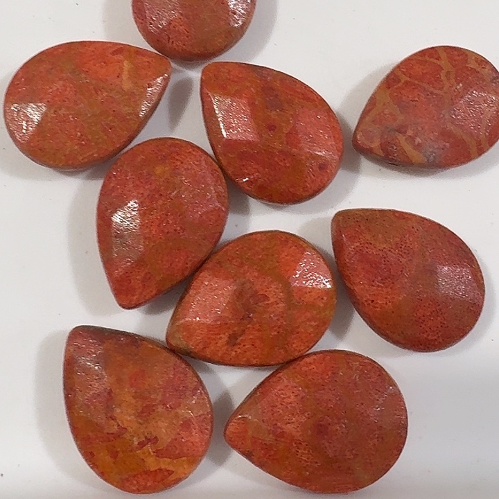 玛瑙/玉髓合金珠宝半成品2个大号切面水滴