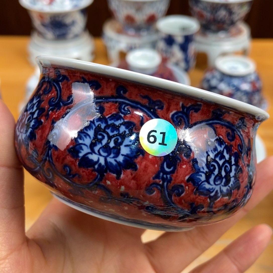 手绘现代茶具非古董