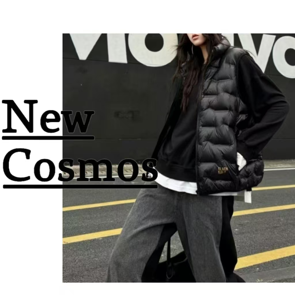 【NEW COSMOS】羽绒马甲常规上衣时尚网红羽绒马甲短外套B23