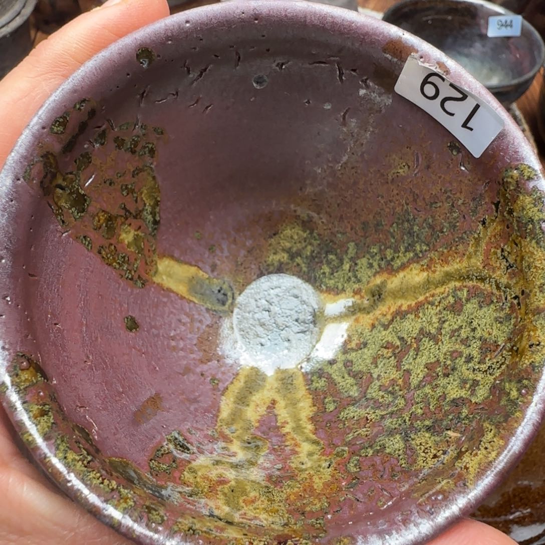 柴烧建盏茶盏茶杯129