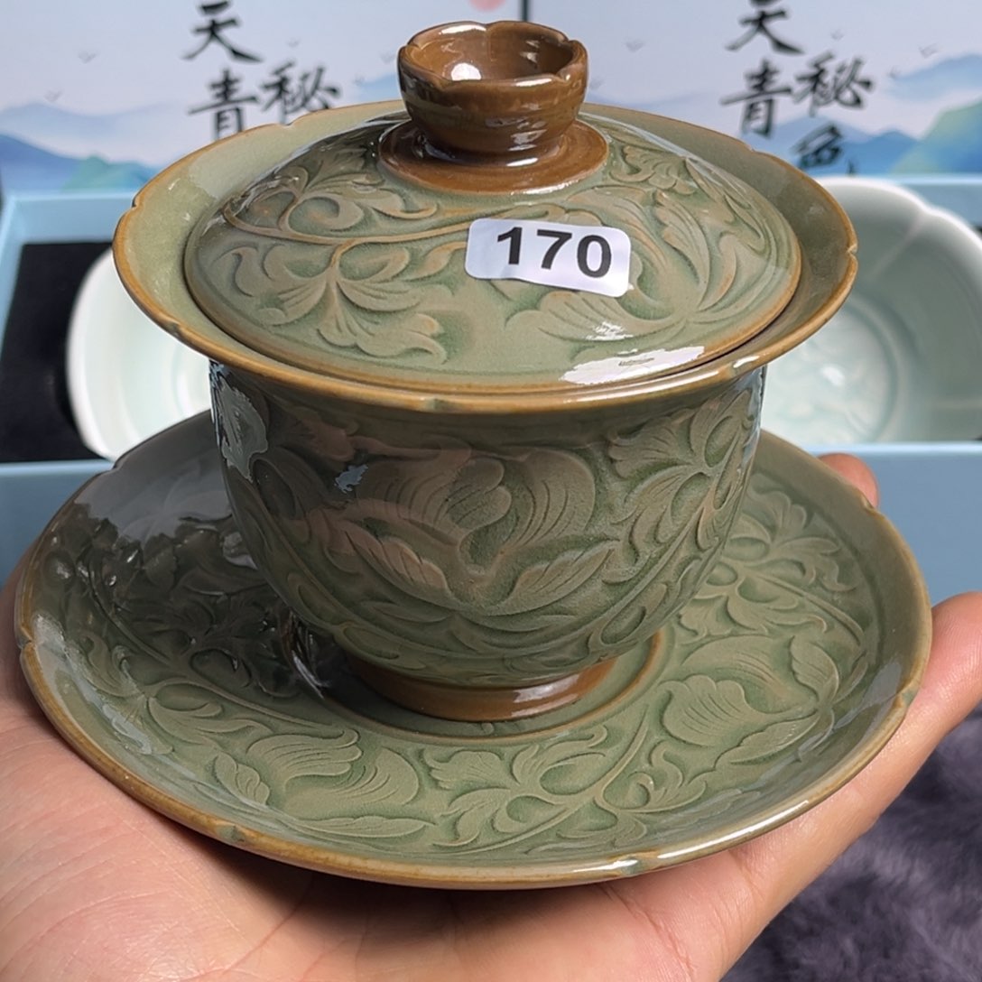 瓷手工盖碗特价 170 号