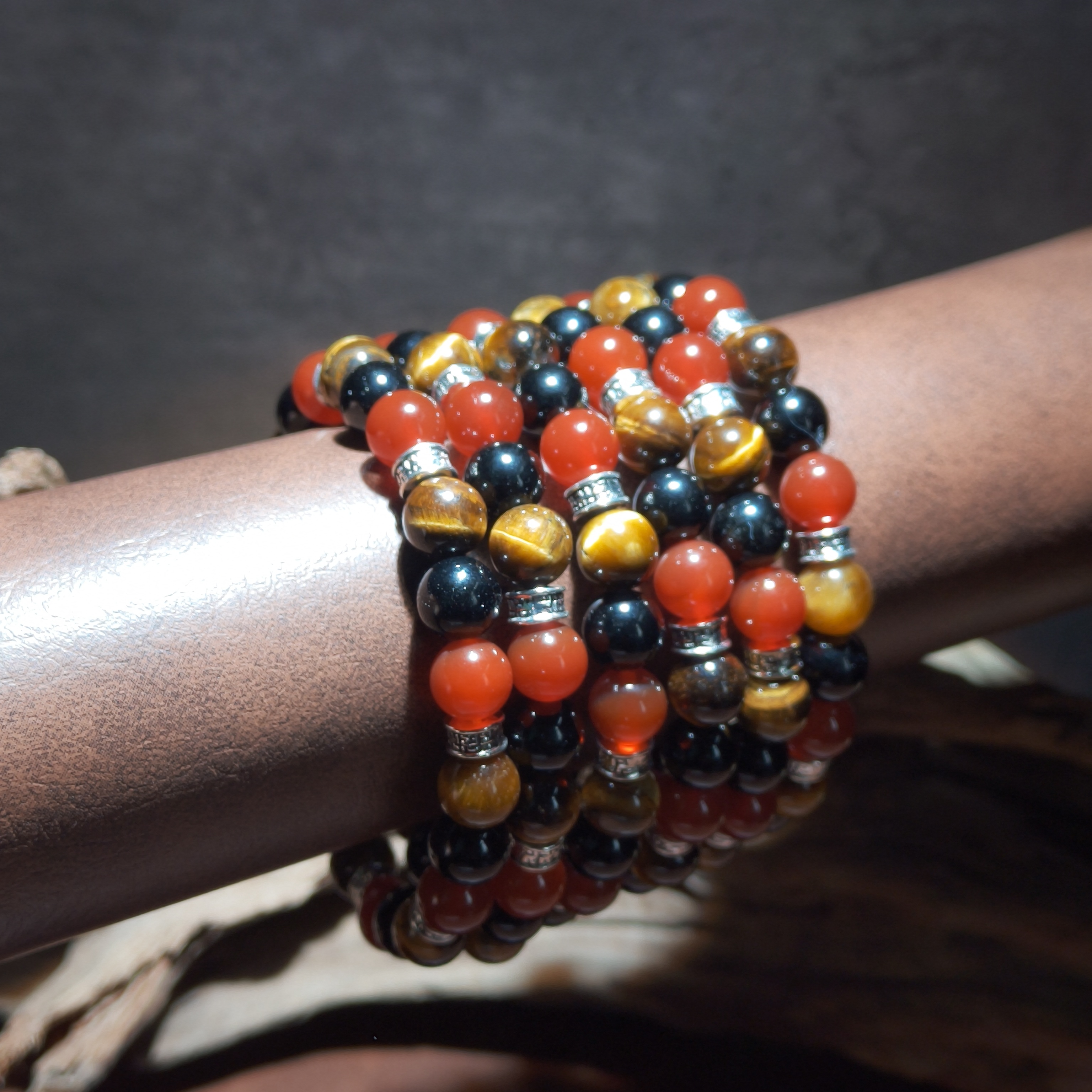 【黑胖珠宝】H0358  哪吒款单圈手串 多样性发其一