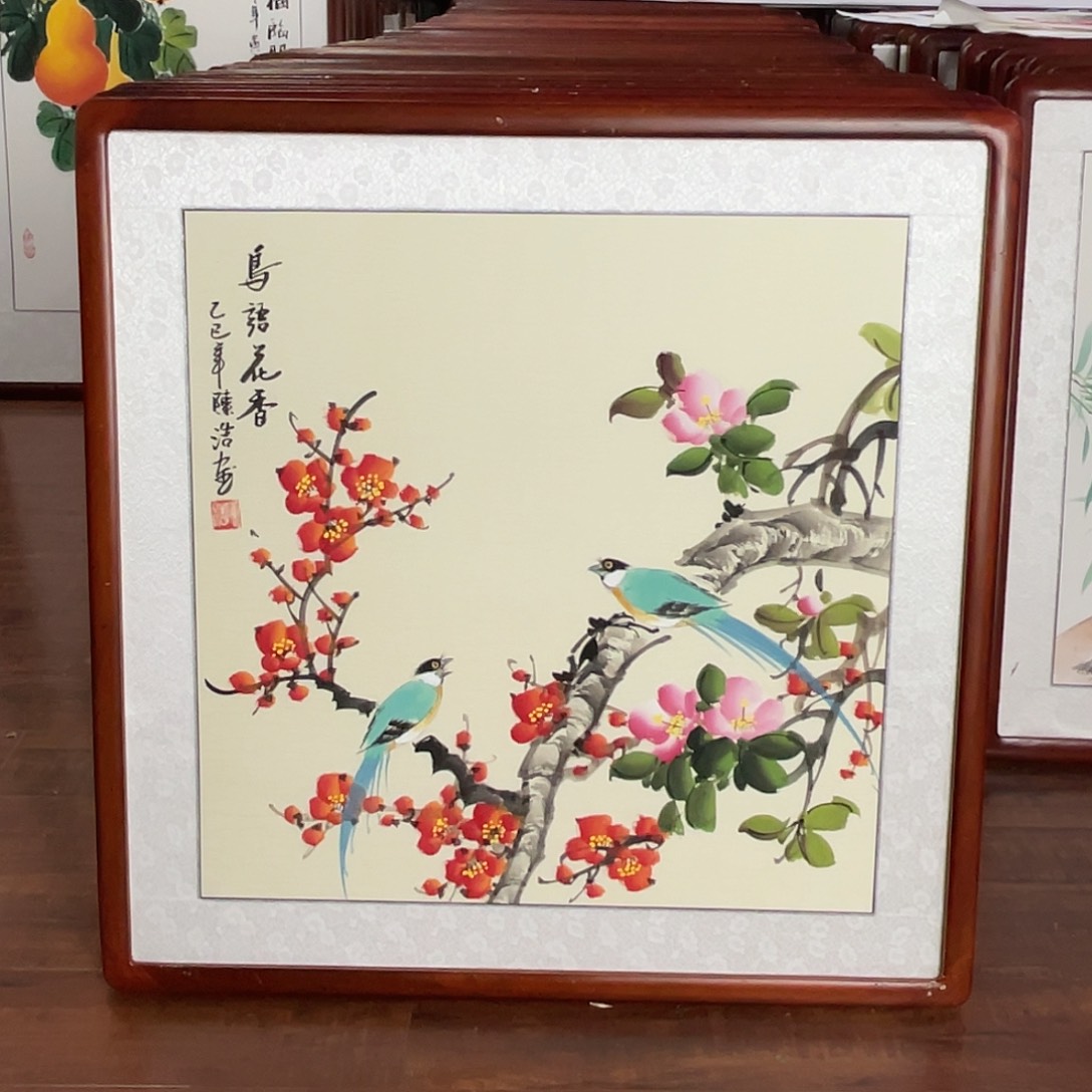 国画带框尺寸63*63厘米