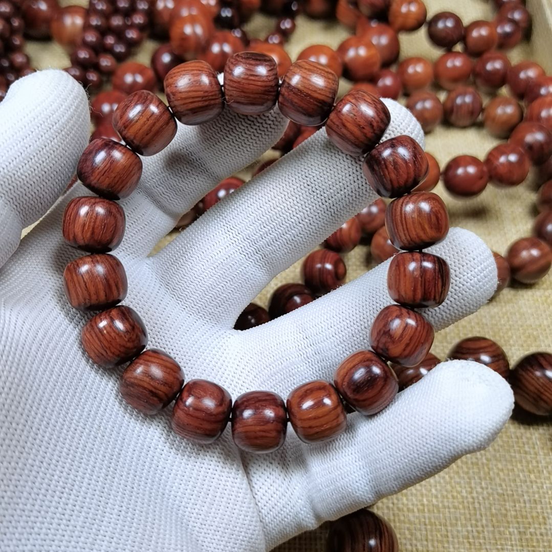 黄花梨/降香黄檀手串/手链东海黄老料1213手串