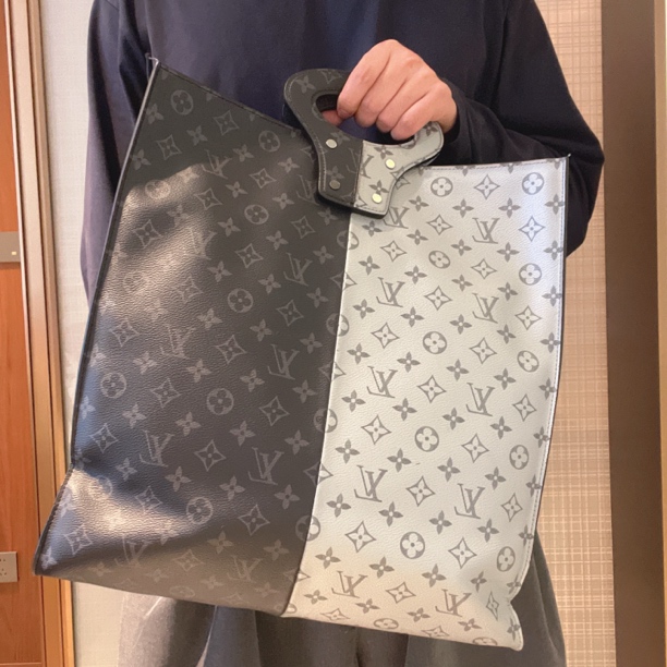 95新 LouisVuitton/路易威登 【涛】10 0881 双色拼手提风琴包