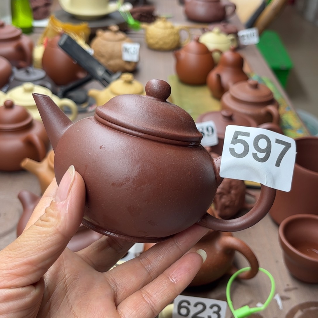 紫砂茶壶底槽清瑕疵200cc