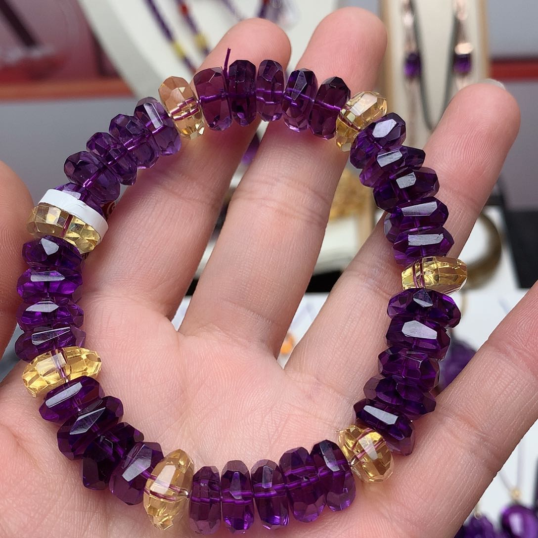 紫晶盘缠手串未镶嵌