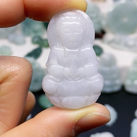 翡翠颈饰未镶嵌吊坠