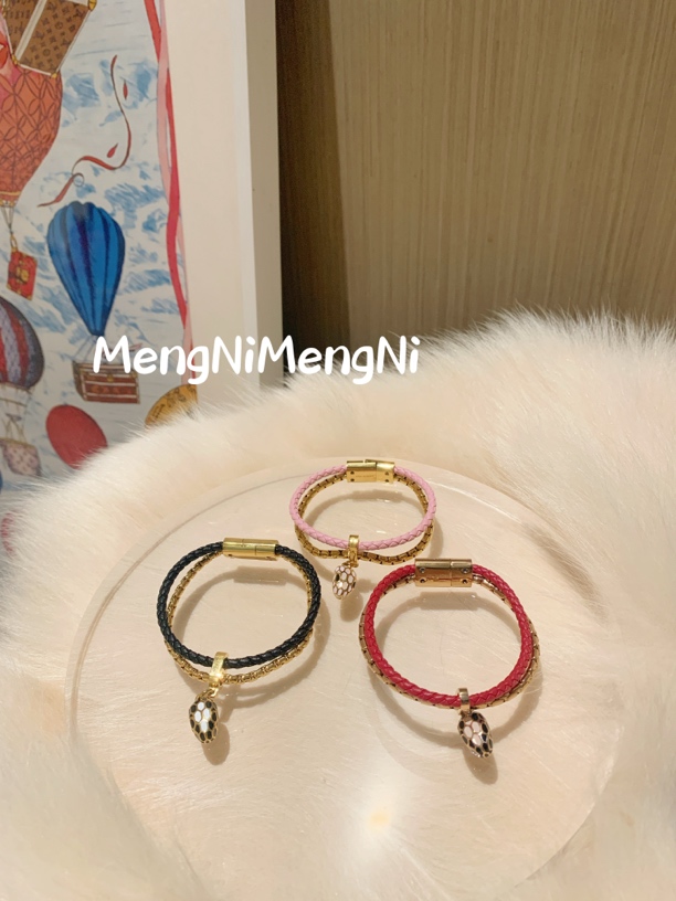 铜合金手镯 P1278 编织红绳手镯