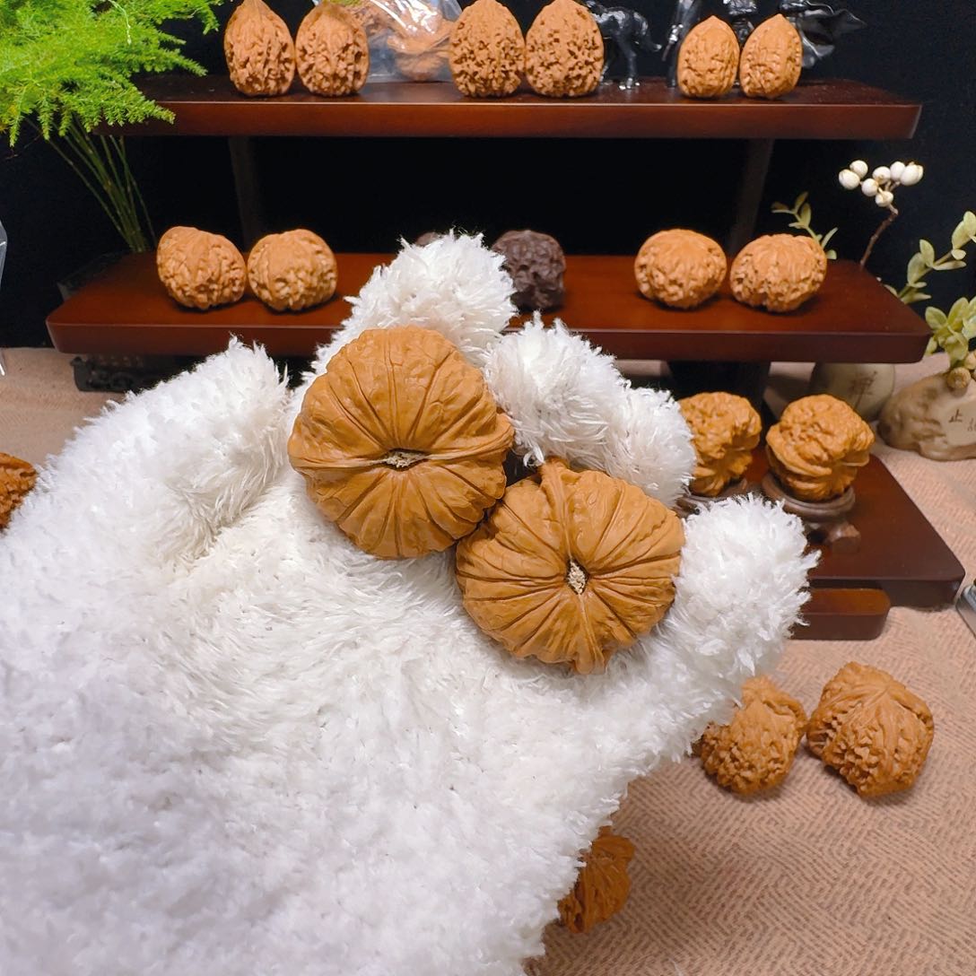 锦***i核桃把件全品南瓜墩43