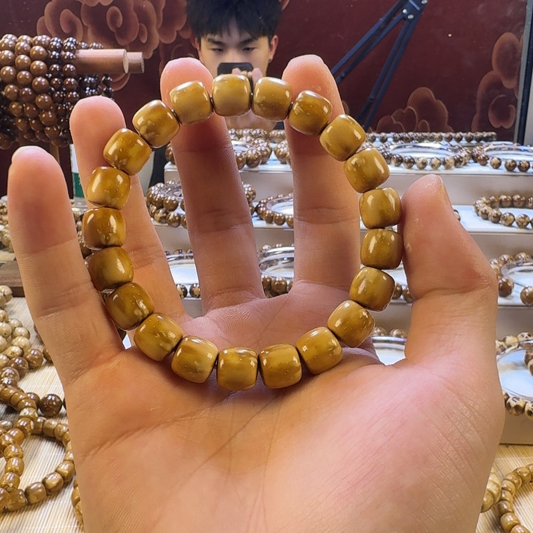 周***舟紫金鼠手串10.9mm紫金鼠花皮实心老型黄金甲