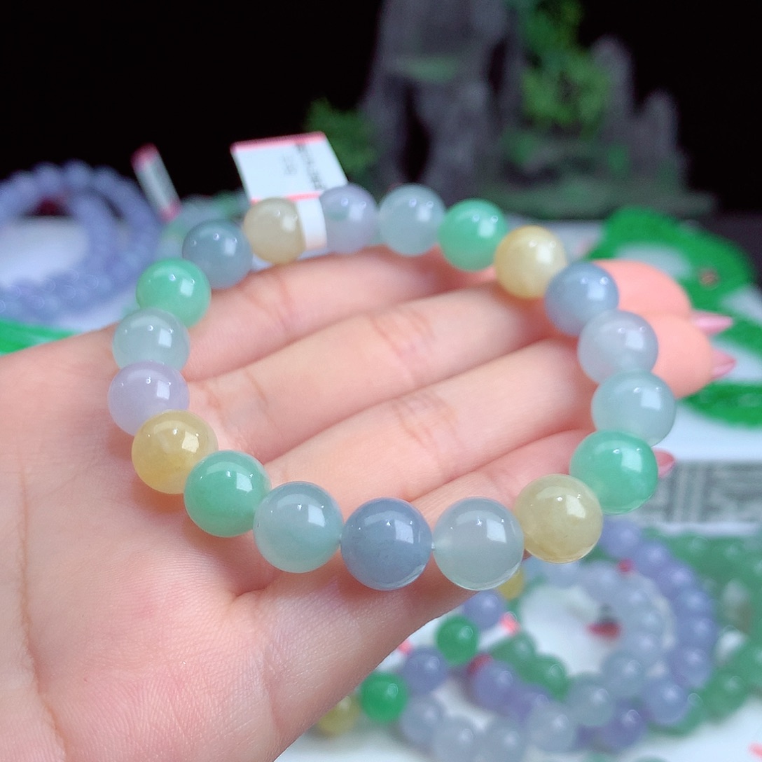 翡翠手链未镶嵌卡10