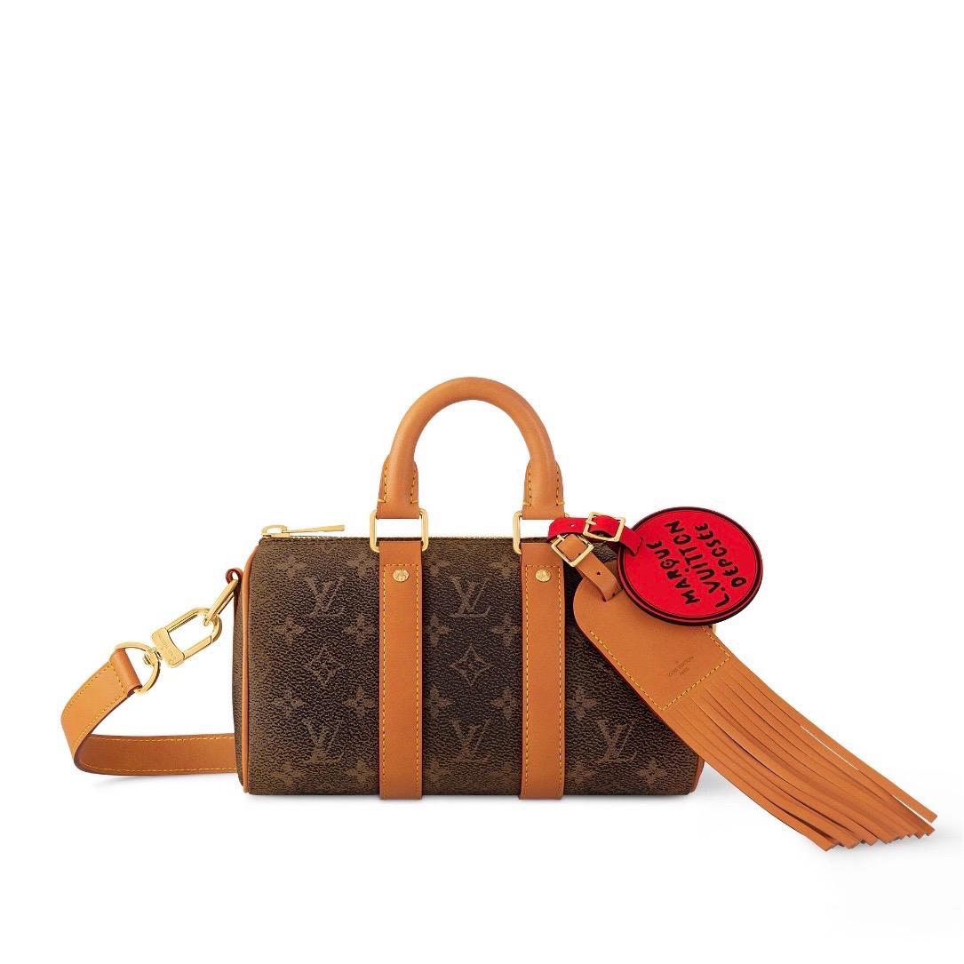 99新 LouisVuitton/路易威登 Keepall 25西部牛仔流苏单肩包 G039