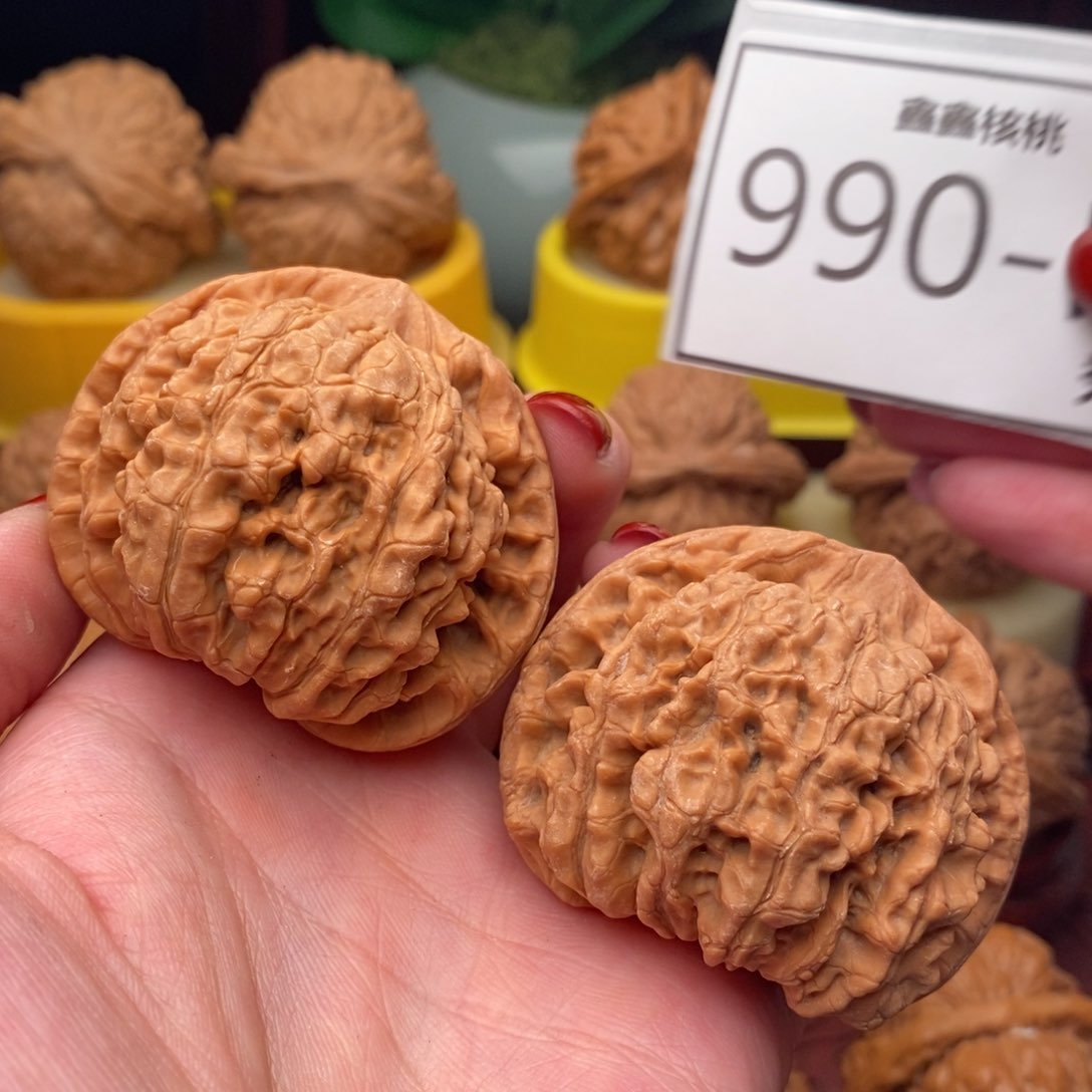 文玩核桃把件官帽48