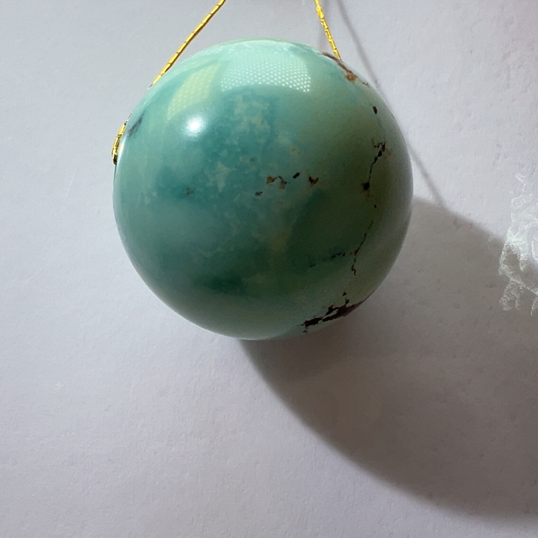 不***安绿松石未镶嵌挂件