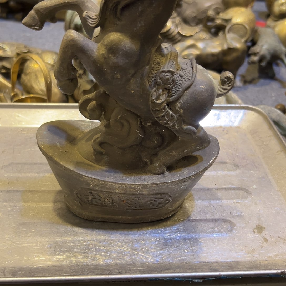 黄铜摆件，文房摆件工艺品罗*佑