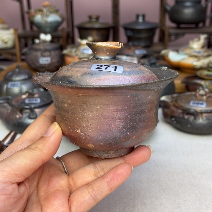 壶裸柴烧陶瓷茶具