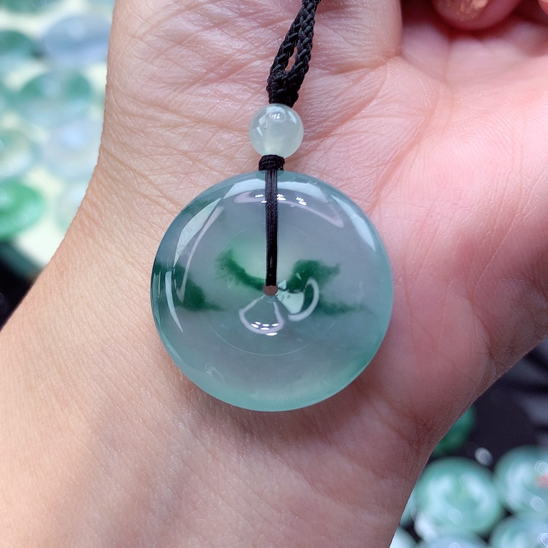 翡翠颈饰未镶嵌80翡翠23.4/6