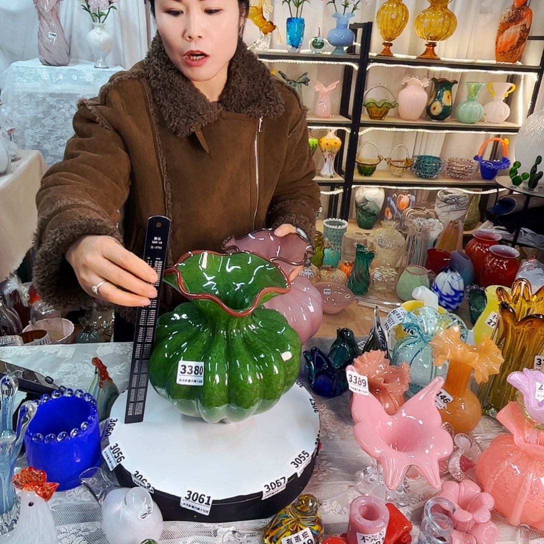 3380 家悦美居琉璃摆件