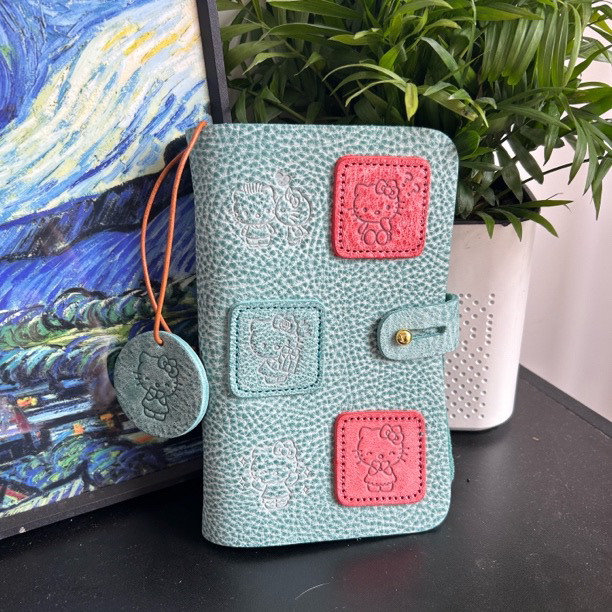 雾蜡头层牛皮A6手帐本85217