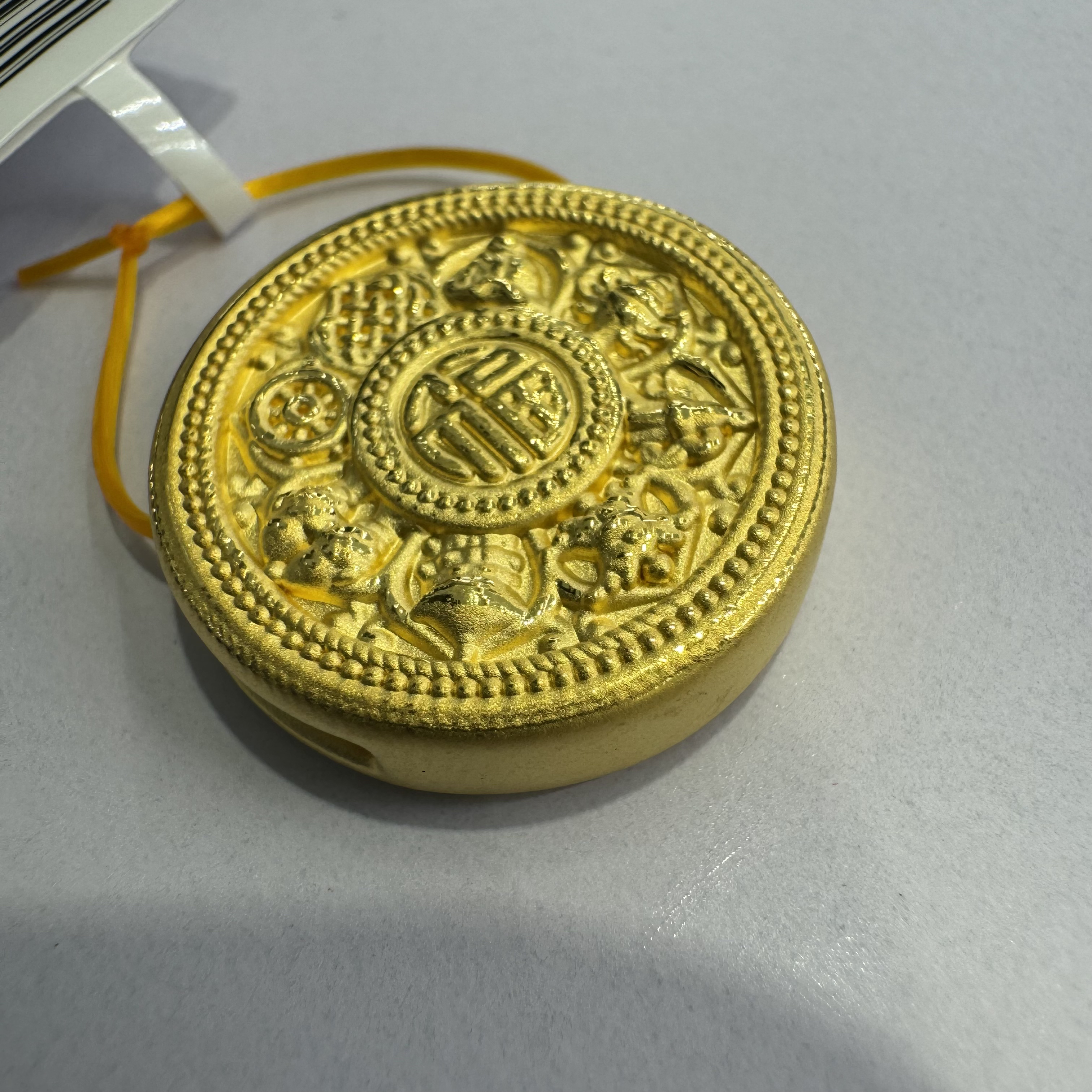 （思思专享）足金999饰品 手表八宝罗盘吊坠 3.6 GP