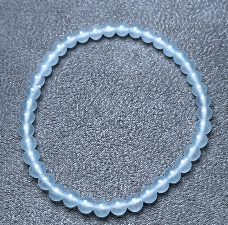 卡4.5mm 天然缅料A货 正冰手串 多样性发一条