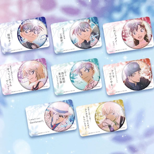 日谷现货名侦探柯南 彩光闪吧唧徽章正版周边