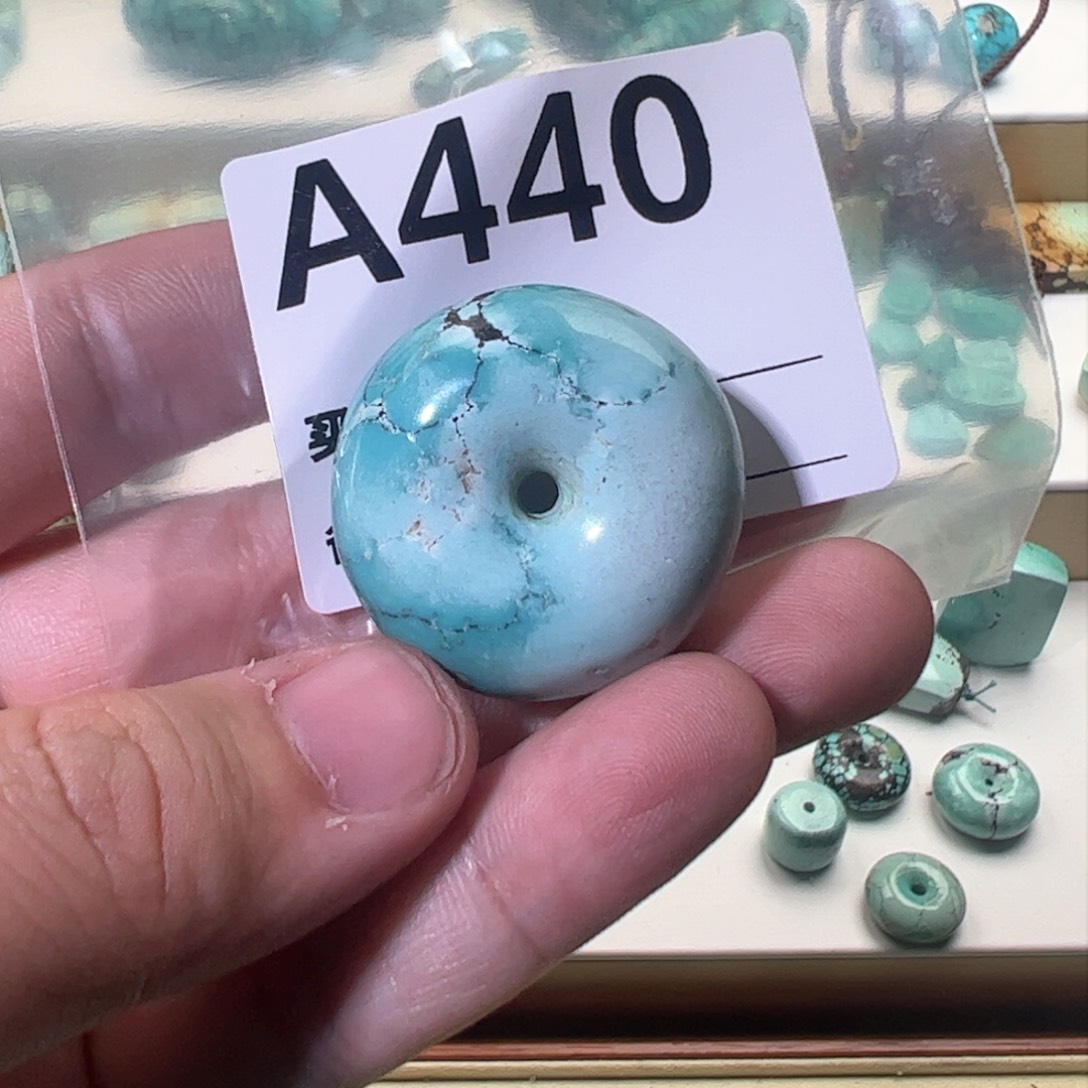 绿松石32平安扣未镶嵌