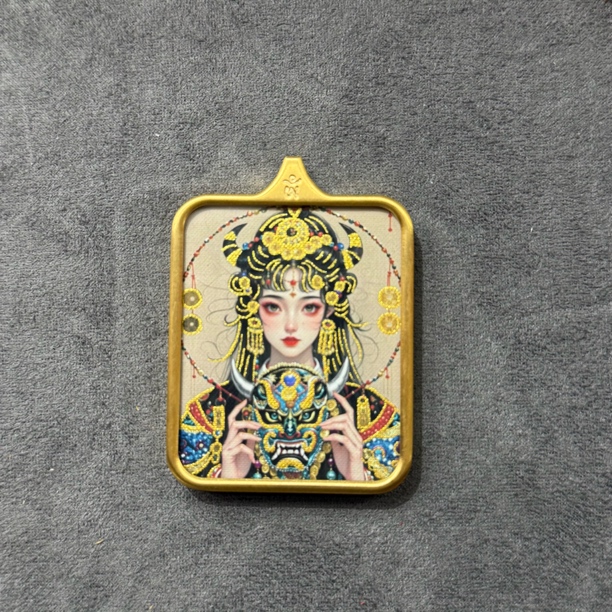 扎基前世今生吊坠带绳-3482