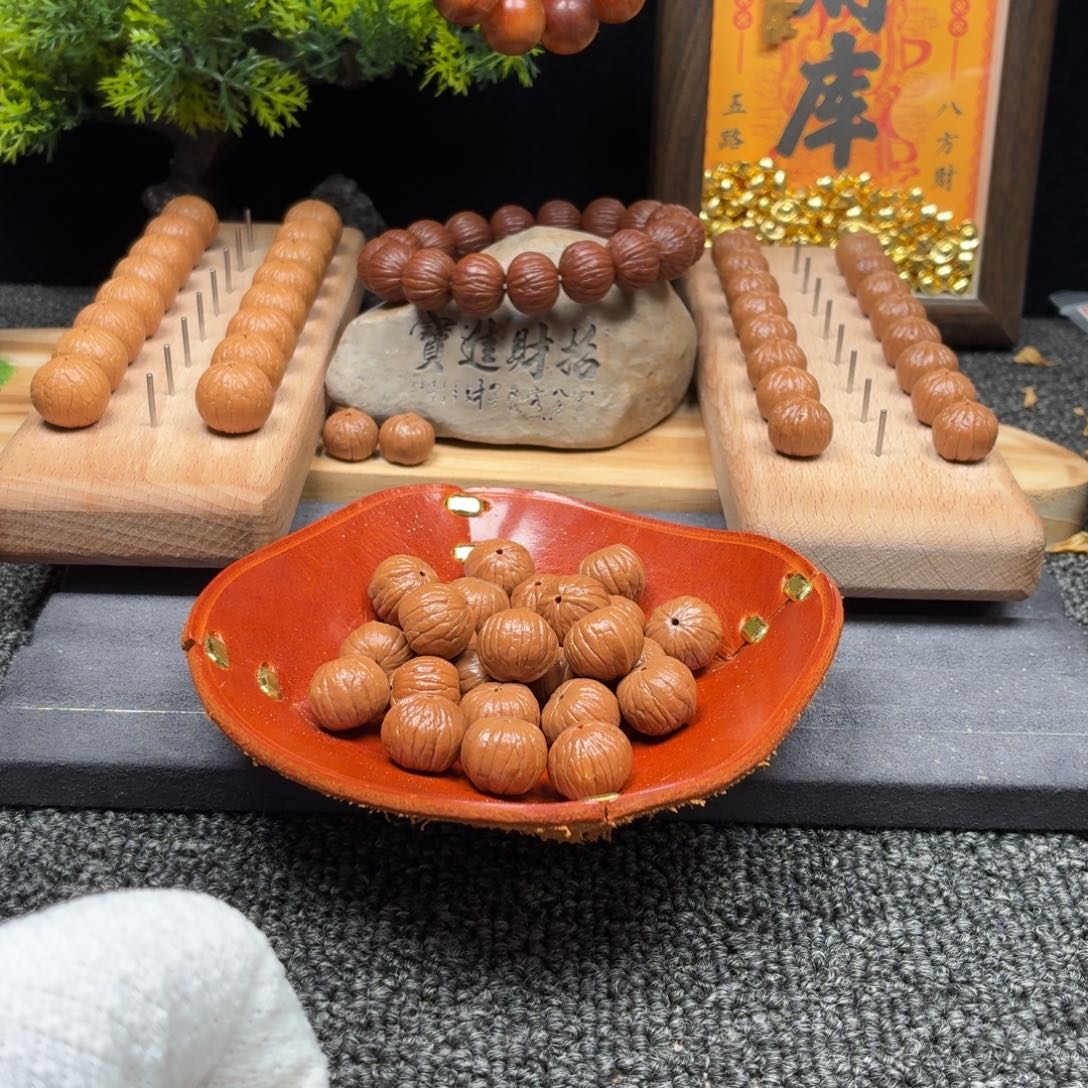 安***菜猴头核桃手串毕业15小聚宝盆