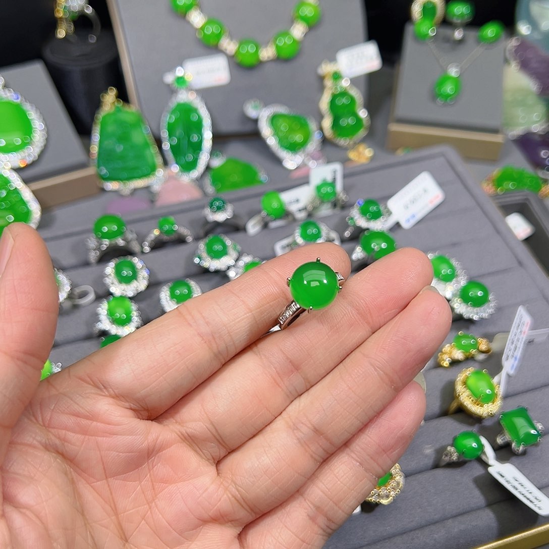 玛瑙/玉髓合金戒指