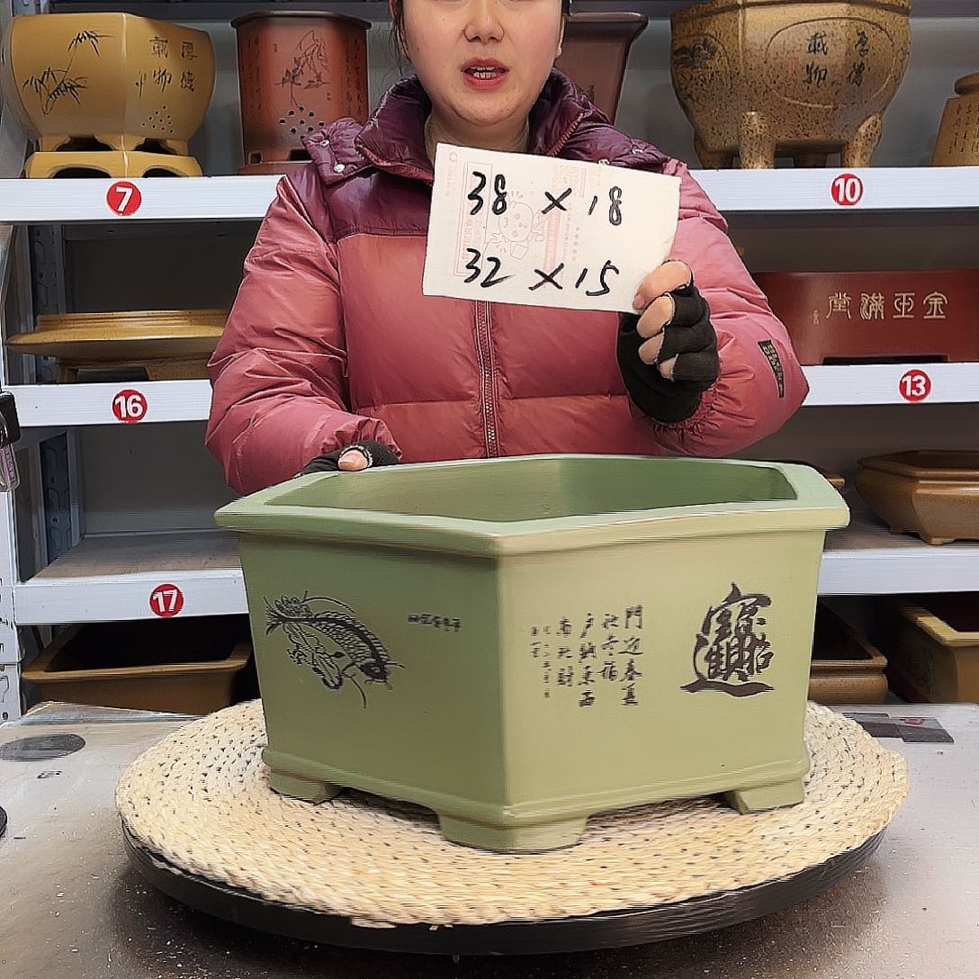 紫砂花盆紫砂花盆