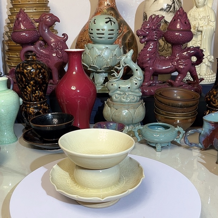 瓷片摆件摆件摆件