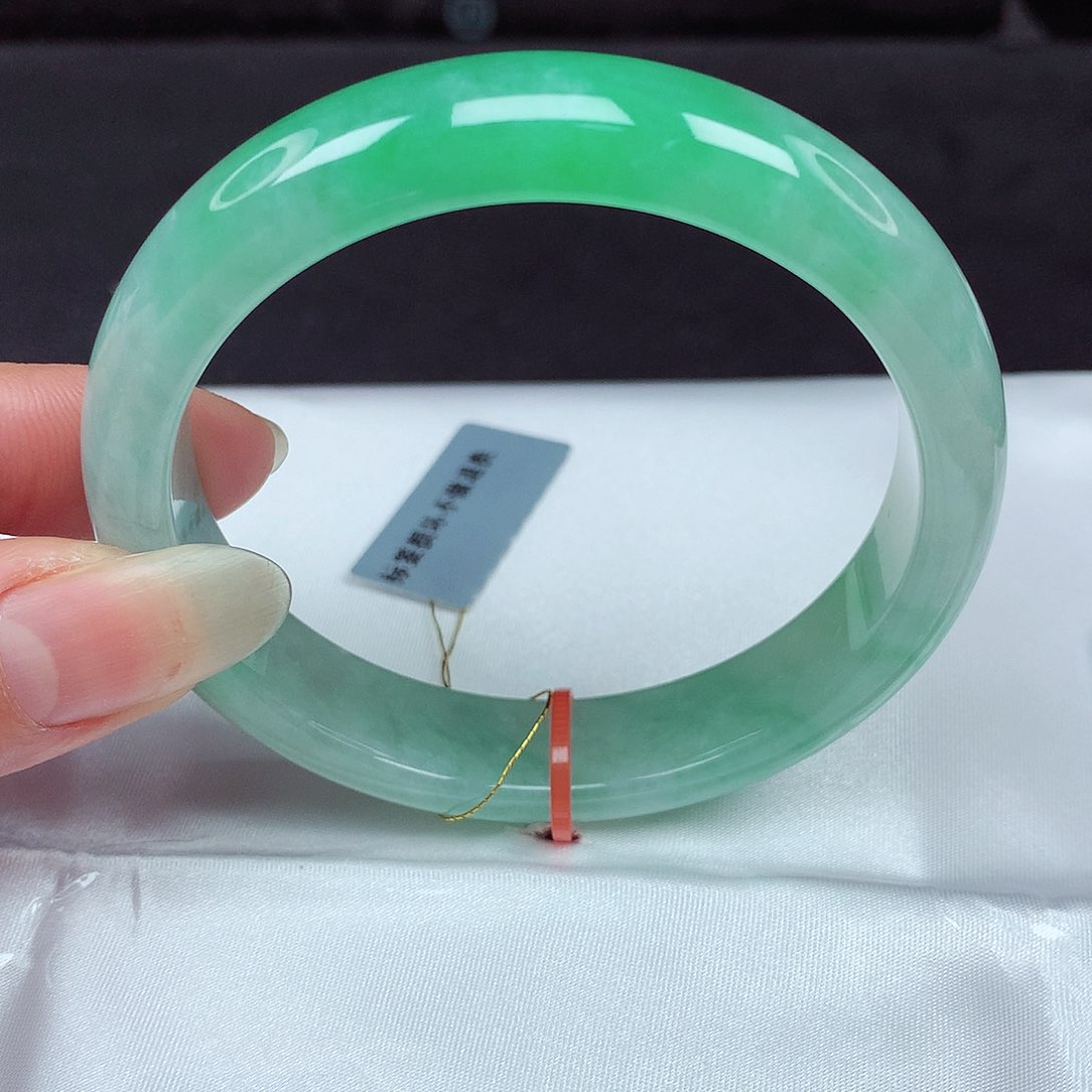 未镶嵌手镯翡翠60圈742